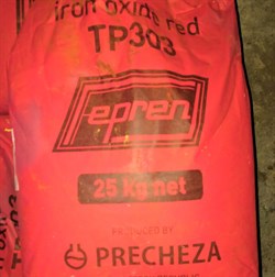 Пигмент ЖЕЛЕЗООКИСНЫЙ FEPREN TP-303 (красный 25кг. Чехия) - фото 4751