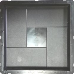 Пластиковая форма квадрат Калифорния, 30*30*3 (4)см 1700