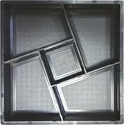 Пластиковая форма квадрат Секада раздельная, 30*30*4см 1712